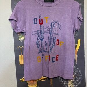 Distressed graphic tee